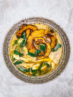 Ginger Miso Squash & Bok Choy Soup