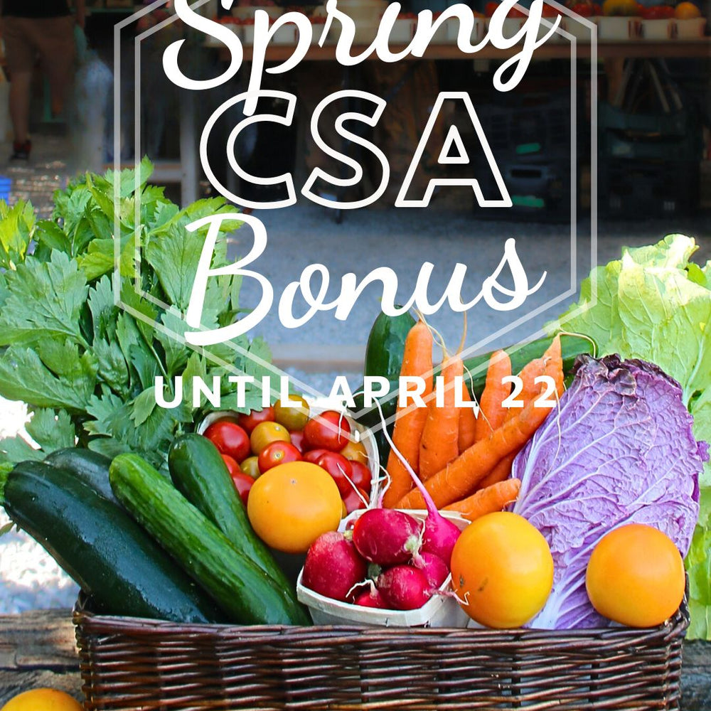 Spring CSA Bonus!