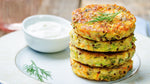 Carrot, Feta & Dill Latkes