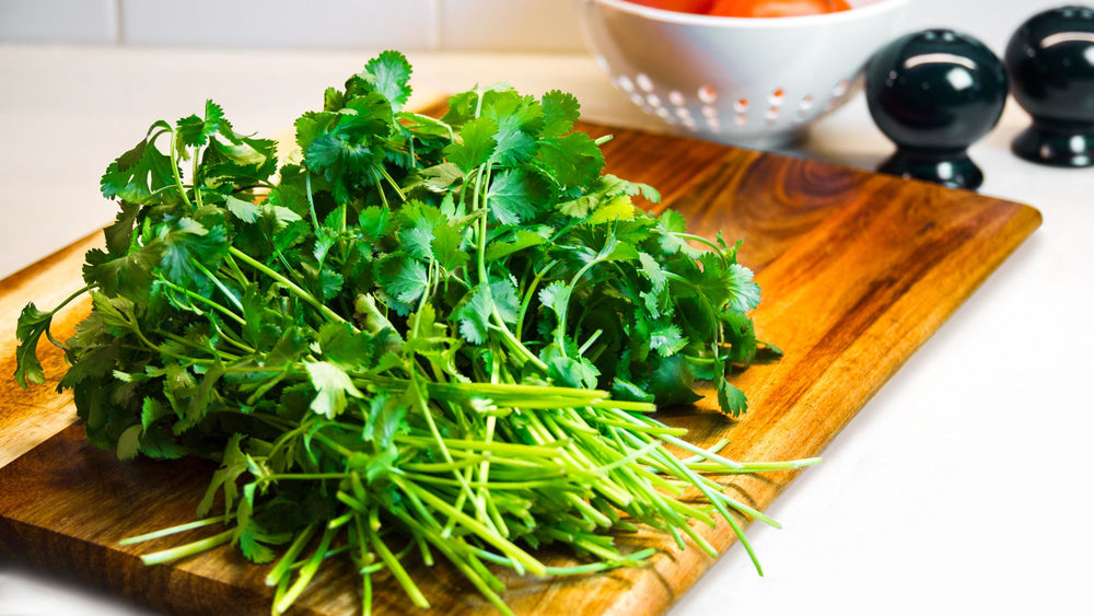 Cilantro, Spinach & Sweet Potato Soup