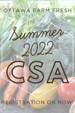 2022 Summer CSA Registration On Now!
