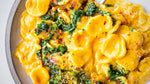 Pasta with Carrot Miso Sauce and Kale