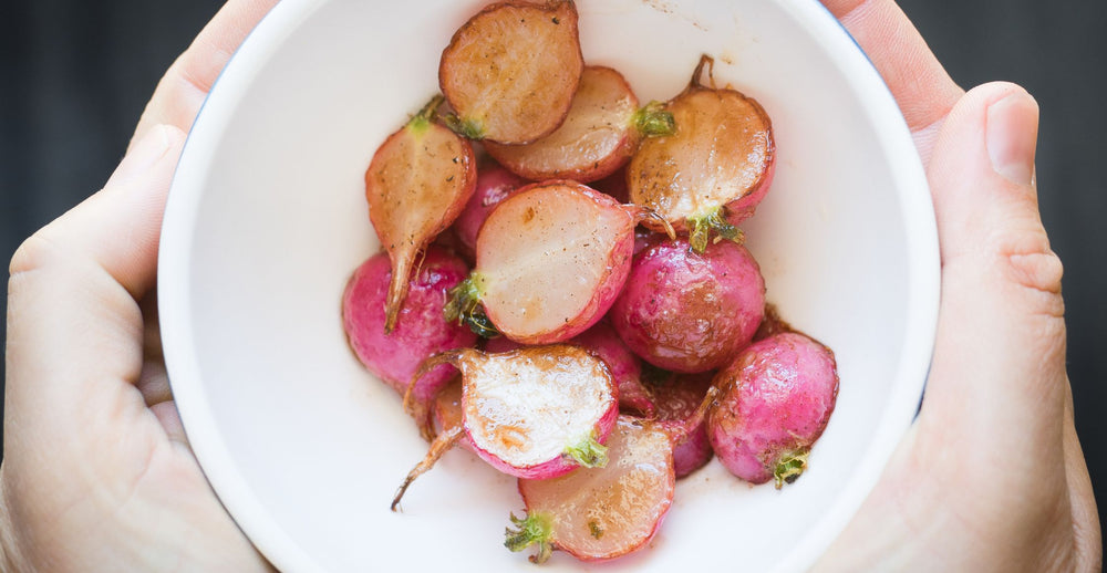 Roasted Mixed Radishes