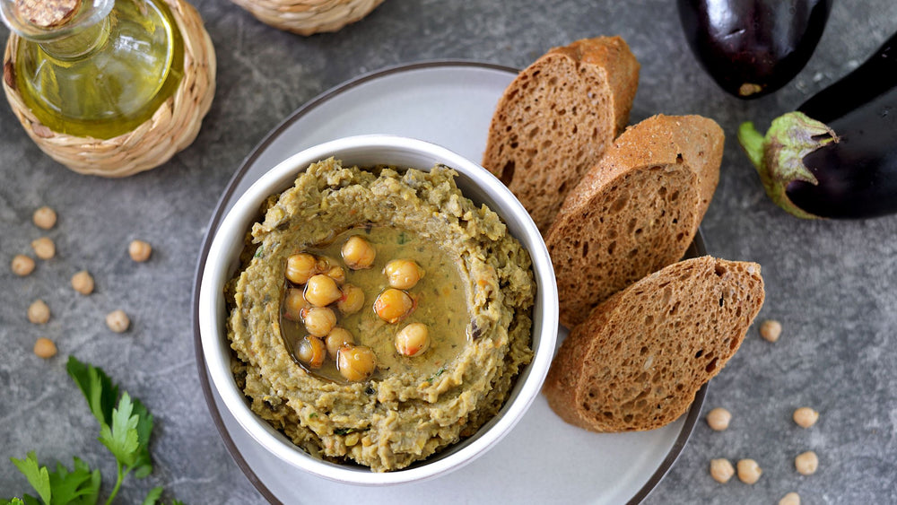 Smoky Roasted Eggplant Hummus