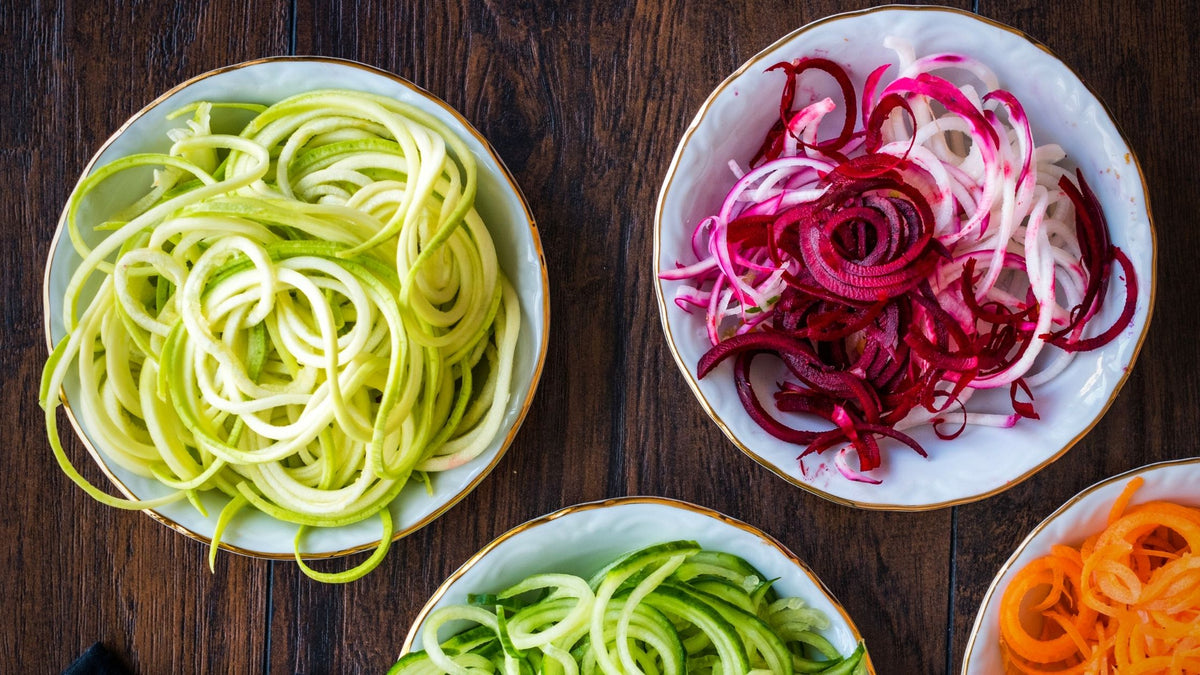 Spiralized Beet and Zucchini Salad recipe Ottawa Farm Fresh