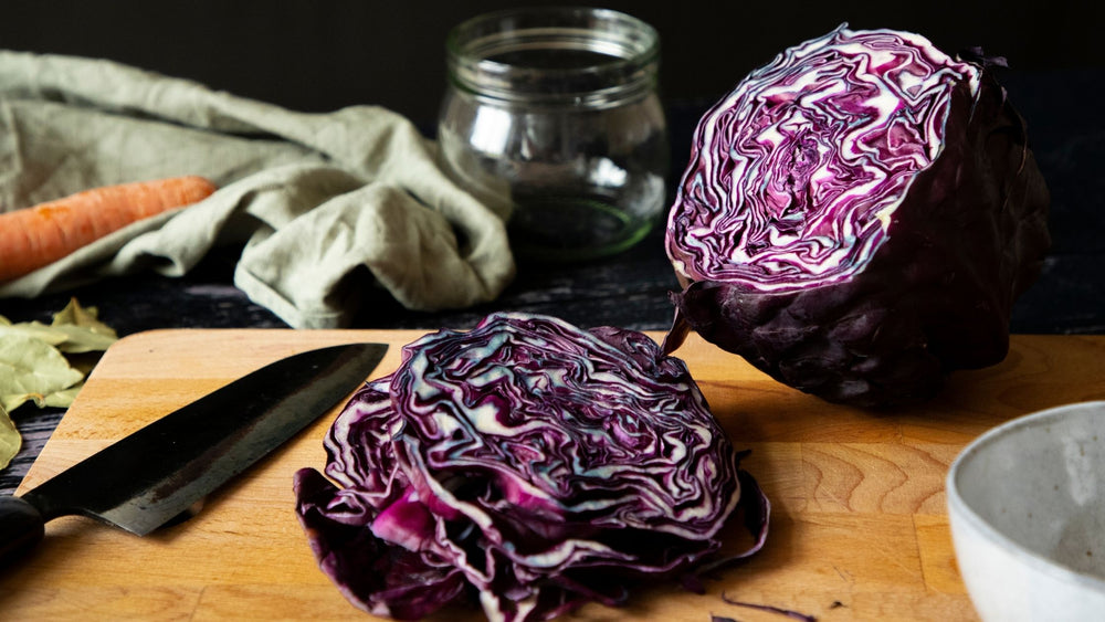 Stir-Fried Tofu, Red Cabbage and Winter Squash