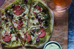 Fennel, Pesto, and Calabrese Pizza