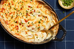 Celery Root & Sweet Potato Gratin