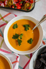 Smoky Carrot Red Lentil Soup