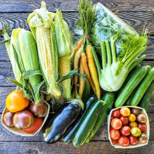 
                  
                    Load image into Gallery viewer, 2023 Summer CSA Vegetable Basket Subscription (June-October)
                  
                